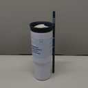 Owala Stainless Steel Triple Layer Insulated Travel Tumbler with Spill Resistant Lid and Straw, BPA Free, 24 oz, Grey/Blue (The Great Blue) (24 Ounces (Pack of 1))