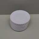 U-QE 60 Count White Plastic Plates for Party - 7 Inch Scalloped Dessert Plates Disposable Heavy Duty - Premium Hard Plastic Appetizer/Cake Plates for Party, Wedding, BBQ, Picnic and Graduation