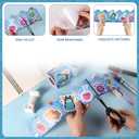 1 roll 65.62 Feet Welcome Back to School Bulletin Board Border Stickers, Bulletin Board Trim Classroom Decorations for Term Begins (Blue)