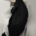 COCOMARTS Jelly Bras for Women No Underwire Scalloped Push Up Wireless Bralettes Seamless Soft Comfort Everyday Tshirt Bra (Large, Black)