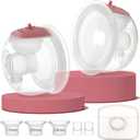Hands-Free Wearable Breast Milk Collection Cups, Caracups Compatible with Medela & Spectra S1 S2 9 Plus Breast Pumps, 27mm Silicone Flanges with 17/20/24mm Inserts (Collection Cups)
