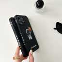Yonds Queen for iPhone 14 Pro Max Cute Case, Cool Cartoon Astronaut Space Planet Moon Design Stylish Bumper Cover Soft TPU Protective Anti-Slip Shockproof Case(iPhone 14 Pro Max, Planet)