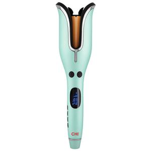 CHI Spin N Curl, Curling Iron For Healthy & Shiny Effortless Curls & Waves, Provides Preset Temperature Settings For Each Hair Texture, Mint Green (1 Count (Pack of 1))