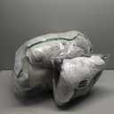 Bedfolks Waterproof Kennel Pad,Plush Dog Crate Bed with Removable, Washable Faux Fur Cover for Extra Large Dogs, Fluffy - 41"x27", Black-White Cowhide