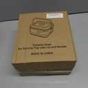 Divided Chilled Serving Tray for Parties,Ice Chilled Party Platter,Ice Serving Bowl with Lid and Handle,Charcuterie Serving Board,Cold Dish Dip for Fruit Seafood Vegetable Shrimp Cocktail Appetizer... (White)