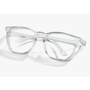 LASMEX Stylish Safety Glasses Goggles for Women Girls Anti-fog Glasses Protective Eyewear Clear Glasses