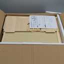 Mewoo Wooden Hamster Cage for Dwarf Hamsters Large Acrylic Hamster Cage and Habitats with Hideout & Shelf & Ladder, Small Animal Cage for Guinea Pig Rat Mouse Gerbil (23.6" L x 15.7" W x 15.7" H)