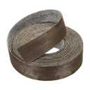 uxcell 1" x 25 ft Wood Edge Banding, Pre-Glued Iron On Edging Strip, Plywood Wood Grain Repair Tape for Cabinet Repair, Furniture Restoration, Handicraft DIY, Dark Walnut