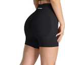 TAYOEA Workout Shorts Women Scrunch Butt Booty Lifting Seamless Biker Shorts for Gym Athletic Yoga (Black, XS)