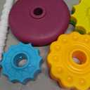 Spinning Stacking Toys - Rainbow Tower, Kids Stackable Spinning Toy, Educational Toy for Toddlers 1-3, Strong ABS Plastic, Color & Shape Recognition, Builds Sensory & Motor Skills