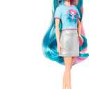 Barbie Fantasy Hair Doll & Accessories, Long Colorful Blonde Hair with Mermaid & Unicorn-Inspired Clothes
