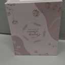 Red-Light-Therapy-for-Face-and-Neck, 7 Color Face Massager Tool for Wrinkles, Double Chin, Vibrating Facial Massager with Thermals for Skin Care, Glossy Pink