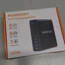 320W USB C Charger Block, 10-Port USB C Charging Station GaN III PD 65W Laptop Fast Charger Adapter for MacBook Pro/Air, DELL, iPad, iPhone, Samsung Galaxy Black