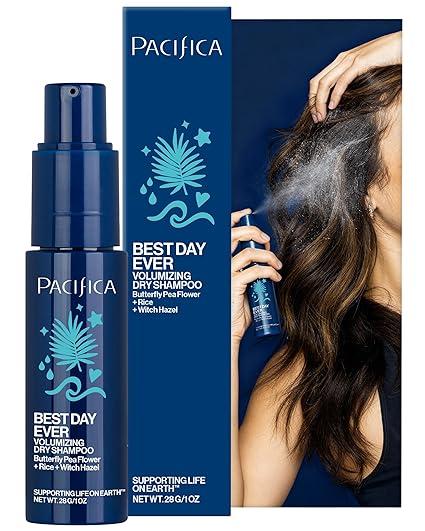 Pacifica Dry Shampoo Powder  Best Day Ever Waterless Shampoo & Instant Volumizer  adds Texture, Refreshes & Absorbs Oil, NonAerosol for Women of All Hair Types Natural & Vegan Dermatologist Tested