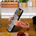 Honsky Cell Phone Stand Holder 2-Pack,Thumbs Up Lazy Phone Stand,Universal Adjustable Flexible Dock for All Phones & Tablets,Cute Stocking Stuffer Gift for Teen Girls,Flag Blue/Pink (for 4"-10")