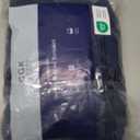 Wrap Around Dust Ruffle Bed Skirt - Navy Blue - for Queen Size Beds with 15 Inch Drop - Elastic Strap - Adjustable Pleated Bedskirt with Brushed Fabric and Wrinkle Free - for Women, Men, Kids & Teens