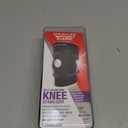 MUELLER Sports Medicine Self Adjusting Knee Brace for Men and Women, Knee Stabilizer for Compression and Pain Relief Support, Ideal for Arthritis, Sprains, Black, One Size