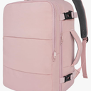 Taygeer Travel Backpack for Women, Carry On Backpack with USB Charging Port & Shoe Pouch, TSA 15.6inch Laptop Mochila Flight Approved, Nurse Bag Casual Daypack for Weekender Business Hiking, Pink