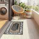 Welcome Door Mat, Washable Front Door Mat Outside Entrance with Non-Slip Rubber Backing 17x29''