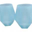 2 x Wine2Go Diamond Silicone Glasses 9oz