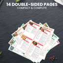 Diabetic Meal Planner for Type 2 Diabetes 4-Week Low Carb Low Sugar Meal Plan Chart Blood Sugar Control Food Guide, Portion Control, Easy Meal Prep Tracker
