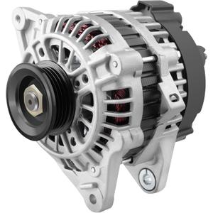 SCITOO New Replacement Alternator Fits for Hyundai Accent 2006-2009 1.6L,for Kia Rio/Rio5 2006-2009 1.6L,for Kia Sportage 2005-2009 2.0L - 90Amp 12V CW 4-Groove,Replaces OEM 11011 37300-22650