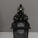 NEEDOMO Lanterns Decorative Indoor Hanging Lantern Outdoor, Vintage Metal Tabletop Decor Lantern for Patio Rustic Home, Candle Holders with Clear Glass, Home Kitchen Coffee Table Livinig Room Decor