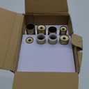 TONIAL 2 Pack Curtain Rods 32 to 58 Inch, Telescoping Splicing 3/4 Single Rods for Windows 20 to 53 Inch, Christmas Decorative Drapery Rod with Translucent Diamond Finial, Luxury Gold