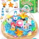 Laclun Unicorns Gifts for Girls,Make Your Own Night Light, Arts and Crafts Kit for Kids,Birthday Gift for Ages 4 5 6 7 8 9 10 Year Old DIY Unicorns Toys for Girls Best Christmas Presents (Glow-in-the-Dark Unicorn)