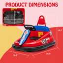 Garvee Kids Electric Bumper Car, 360°Spin Ride On Toy, Music, Horn