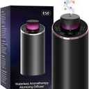 Waterless Essential Oil Diffuser Aromatherapy Scent Diffusers for Home Large Room, Bedroom, Car, Office, Desk, Battery Operated Mini Portable Air Freshener, 3 Countdown Timers & 3 Mist Levels (Black)