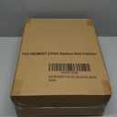 FASTMOMENT 2 Pcs Stadium Seat Cushions Water-Repellent Bleacher Seat Cushions Indoor & Outdoor Seat Cushion for Bleachers Portable Stadium Cushion for Sports Events, Chairs, Beaches (2-Pack, Black)