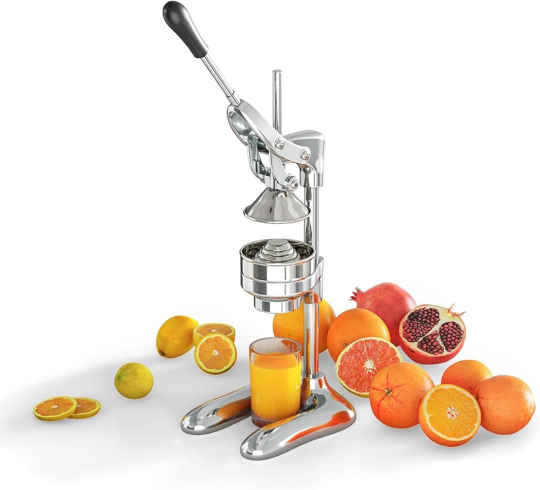 Nisorpa Stainless Steel Manual Juicer Commercial Hand Press Citrus Juicer Machine Fruit Squeezer Pomegranate Orange & Lemon Squeezer for Home Restaurant