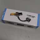 woleyi Gooseneck Phone Holder for Bike - Motorcycle Phone Mount, 360 Rotatable Adjustable Cell Phone Handlebar Clamp, Scooter Phone Clip, for iPhone Air 17 Pro Max 16 1514 13, S25, 4.7-7" Smartphones