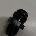 Podavelle 12AN to 10AN Male Flare Reducer Union Adapter Fitting Aluminum Black (Black, Straight - 1PC)