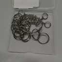 NuLink Ring Sizer Measuring Tool US Stainless Steel Ring Size 0-13 with Half Size, 3 Pcs Finger Ring Sizer Measure Gauge