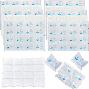 Reusable Ice Packs for Shipping & Coolers Dry Ice for Shipping Frozen Food Cold Pack for Lunch Bags, Long Lasting Cold Ice Pack Sheets for Transport Food (10 Sheets x 16 Cells)