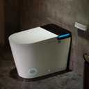 Casta Diva Smart Toilet with Bidet Built in, Auto Open Close, Foot Sensor, 1000 MaP Auto Flushing, ADA Comfort Height, Artistic Lighting, Smart Heated Seat, Foam Dispenser, Tank Built in (CD-U010Max)