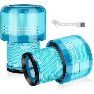 2 Pack Filter Replacement for Dyson V15 Detect, V15 Detect Absolute, V15 Submarine, V15 Detect, V11 Animal Vacuum Cleaner,Replaces Part No. 970013-02