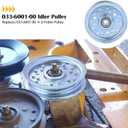 033-6001-00 Idler Pulley Replaces Bad Boy 033-6001-00 Pulley, 033 6001 00, 033600100, 033-6001-00-4 3/4 Idler Pulley Bad boy, 033-6001-00 badboy for Bad Boy Maverick, MZ Magnum Tractors