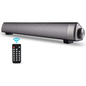 TOPROAD Sound Bar | Soundbar Wired and Wireless Bluetooth 5.0 Speaker | Built in Mic | for Cell Phone/Tablet/Projector and Support TV with AUX/RCA Output (rectangle) TOPROAD Sound Bar | Soundbar Wired and Wireless Bluetooth 5.0 Speaker | Built in Mic | for Cell Phone/Tablet/Projector and Support TV with AUX/RCA Output (rectangle)