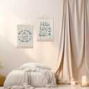 SPBL&L Sweet Home Wall Art, Rustic Retro House Poster Hanger Frame, Country Farm House Hanging Canvas Pictures Prints Wall Decor for Home Bedroom Living Room, 12x16 Inch Set of 2