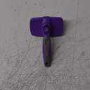 Hertzko Self Cleaning Slicker Brush for Dogs and Cats - Pet Hair Brush for Shedding Long and Short Hair - Easy Clean Retractable Bristles - Cat and Dog Grooming Tool - Purple