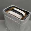 2 Pack 2.7 Gal Bathroom Trash Can with Lid, Automatic Trash Can Small Smart Garbage Can Touchless, Slim Motion Sensor Waterproof Plastic Trash Bins for Bedroom Office Kitchen Toilet (White)