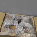 Dandat 5 Set Wood Boxes for Centerpieces 12x4 Inch Rectangle Wooden Planter Box Rustic Wood Planter with Removable Plastic Liner Floral Foam Blocks for Centerpieces Home Wedding Garden Decor