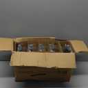 KOMUEE Glass Meal Prep Containers 3 Compartments, 5 Pack 36 oz, Glass Food Storage Containers with Lids, Airtight Lunch Bento Box, Portion Control, Freezer and Microwave Safe (Gray)