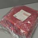 Mr. Pen- Red Sequin Christmas Tree Skirt and Tree Collar, 48 Inch Sparkly Base Cover, 24.8 Inch Foldable Sparkling Sequin Trees Skirt Collar, Red Sequin Tree Skirt, Christmas Skirts for Xmas Trees