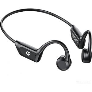 Bone Conduction Headphones, Open Ear Wireless Bluetooth 5.4 Sports Headphones, IP55 Waterproof for Running Cycling Workout, 10H Playtime