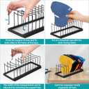 Hat Organizer for 20 Baseball Caps, Metal Tabletop Ball Cap Rack for Closet, 2 Pack Baseball Cap storage Stand for Men Dresser, Gift