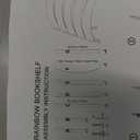 Wooden Kids Bookshelf, Rainbow Book Shelf for Kids Rooms, 4 Tier Toddler Storage Book Rack, Montessori Bookcase for Playroom, Nursery, Living Room